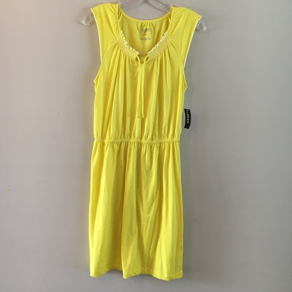 Women’s Yellow old Navy sundress Medium NWT